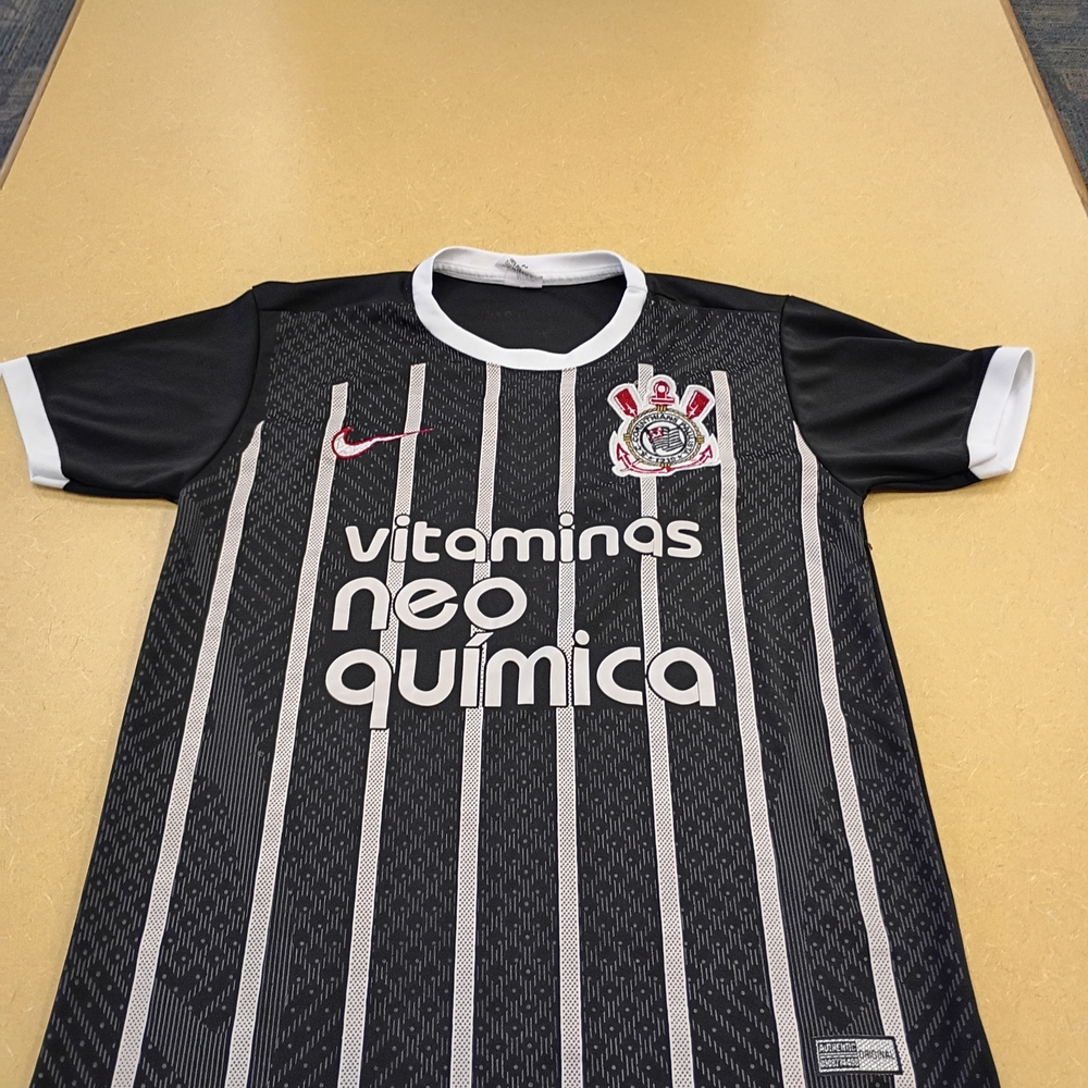 Nike Corinthians Black & White Soccer Jersey